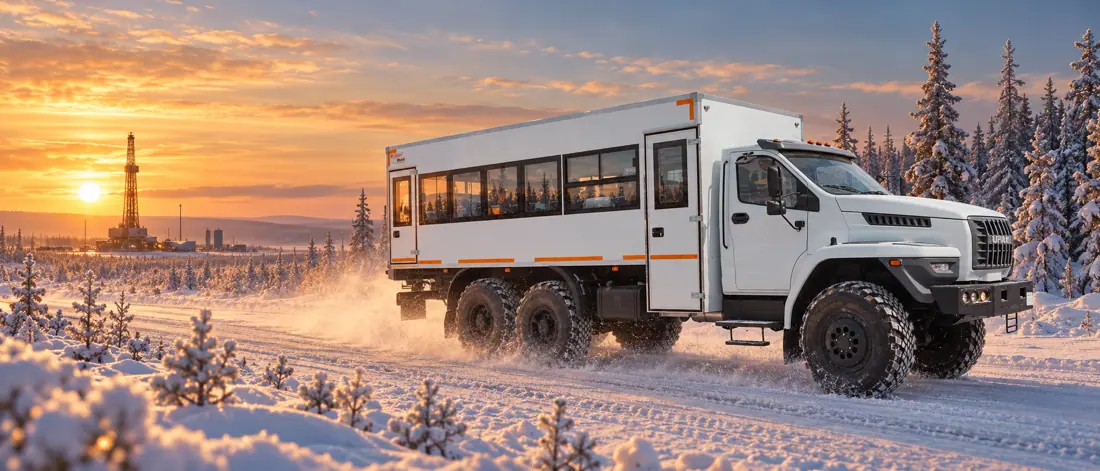 Вахтовый автобус Урал NEXT 4320-6952-72 (Е5) Г38, 28 мест