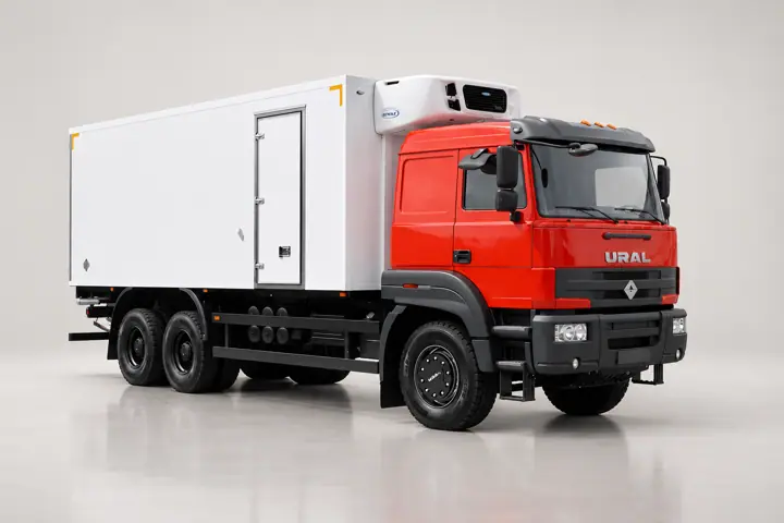 Изотермический фургон на шасси УРАЛ C35510