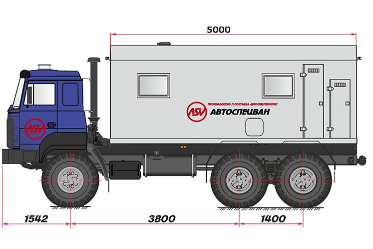 Передвижная мастерская ПАРМ ASV-2 без токарного станка 0
