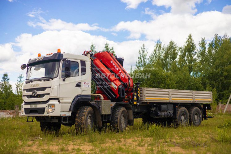 Бортовой Хант 8х8 с КМУ SunHunk K-728-8 0