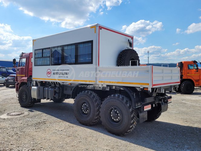 Вахтовый автобус 16 мест с бортовой платформой 3