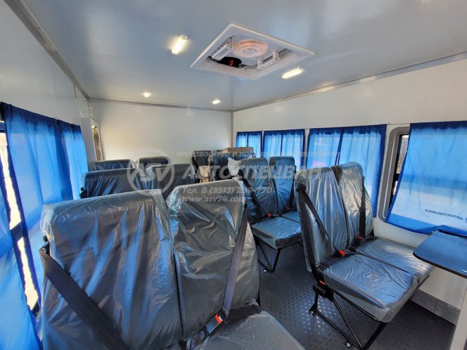 Вахтовый автобус 16 мест с бортовой платформой 5