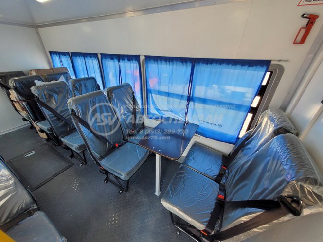 Вахтовый автобус 16 мест с бортовой платформой 6