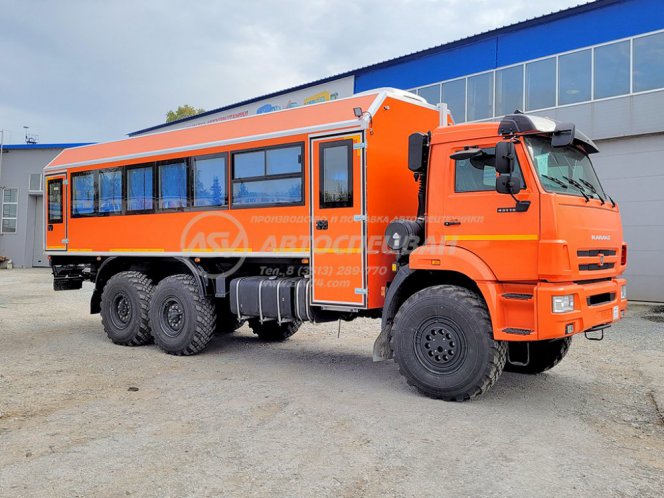 Вахтовый автобус (ЖД габарит) КАМАЗ 43118-3027-50, 32 места 0