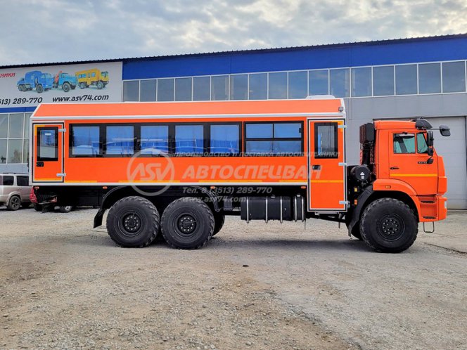 Вахтовый автобус (ЖД габарит) КАМАЗ 43118-3027-50, 32 места 1
