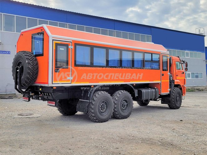 Вахтовый автобус (ЖД габарит) КАМАЗ 43118-3027-50, 32 места 2
