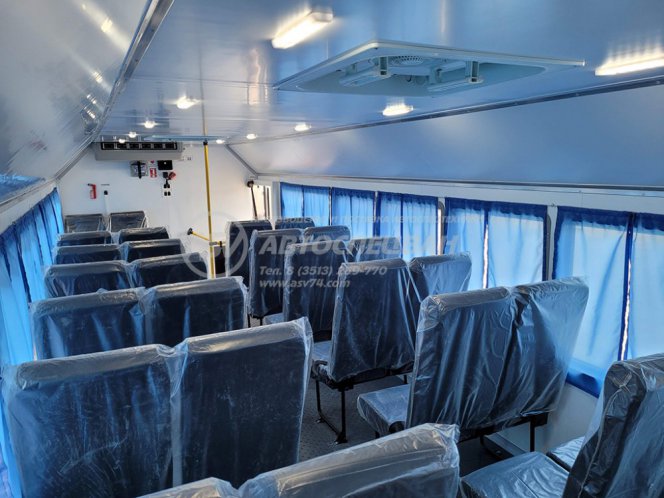 Вахтовый автобус (ЖД габарит) КАМАЗ 43118-3027-50, 32 места 10