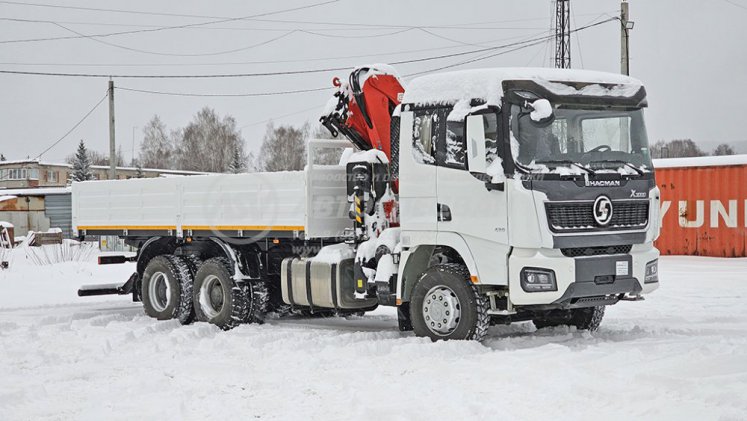 Бортовой автомобиль Shacman X3000 с КМУ Sunhunk 108-2 0