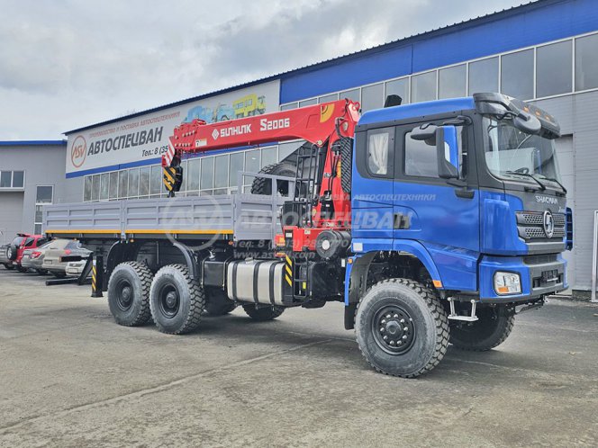 Бортовой автомобиль Shacman X3000 (6х6) с КМУ Sunhunk S-2006 0