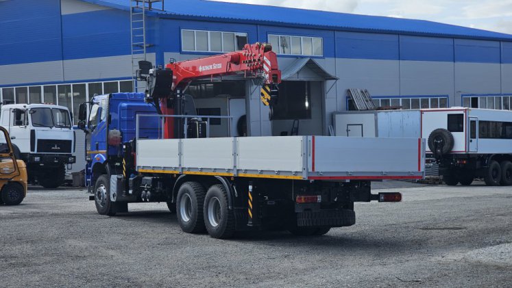 Бортовой автомобиль FAW J6 c КМУ Sunhunk S-2106 5