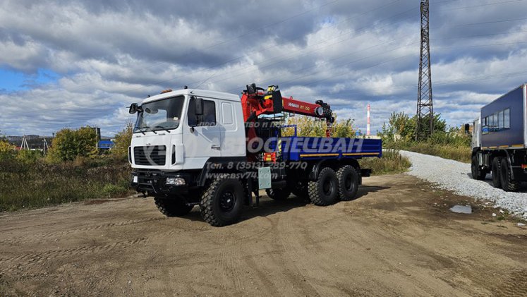 Бортовой МАЗ КМУ с ИТ-150 2