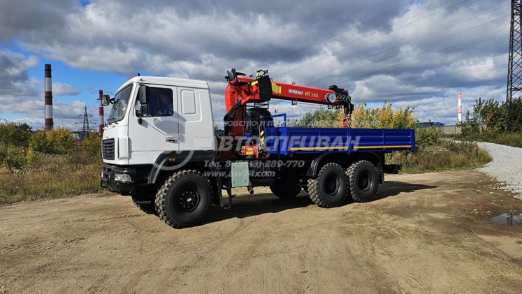 Бортовой МАЗ КМУ с ИТ-150 4