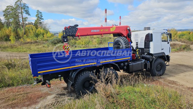 Бортовой МАЗ КМУ с ИТ-150 7