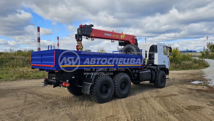 Бортовой МАЗ КМУ с ИТ-150 11