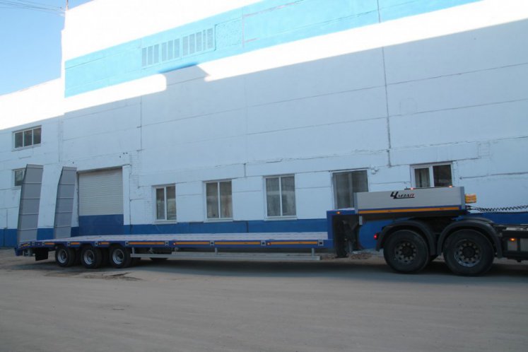 Низкорамный полуприцеп-тяжеловоз ЧМЗАП 99064 по спецификации 042-02 ВУ3 ПП4 1