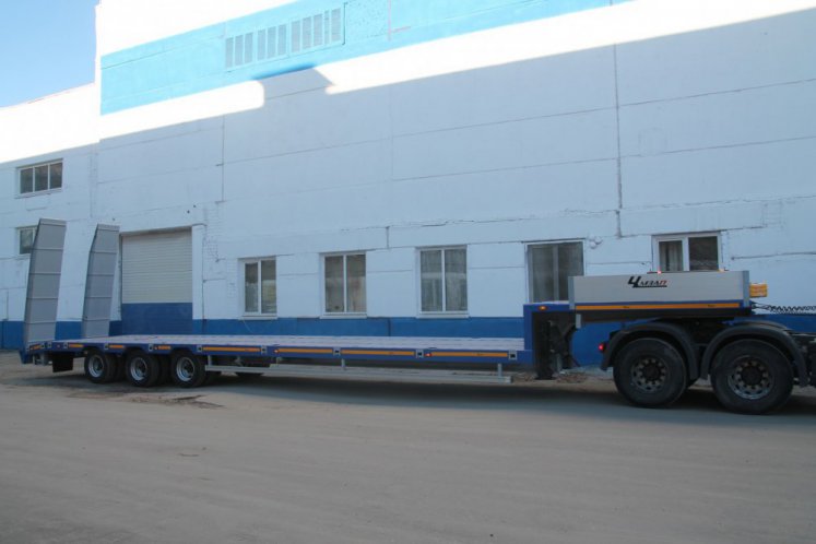 Низкорамный полуприцеп-тяжеловоз ЧМЗАП 99064 по спецификации 042-02 ВУ1 0