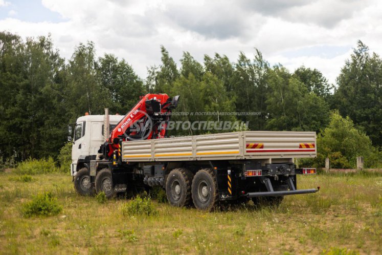 Бортовой Хант 8х8 с КМУ SunHunk K-728-8 2