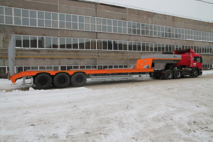 Полуприцеп-тяжеловоз ЧМЗАП 9990 по спецификации 070 М 2