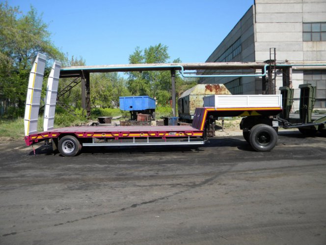 Низкорамный полуприцеп-тяжеловоз ЧМЗАП 93262 по спецификации 010 КП1 1