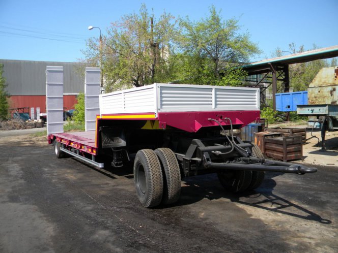 Низкорамный полуприцеп-тяжеловоз ЧМЗАП 93262 по спецификации 010 КП1 2