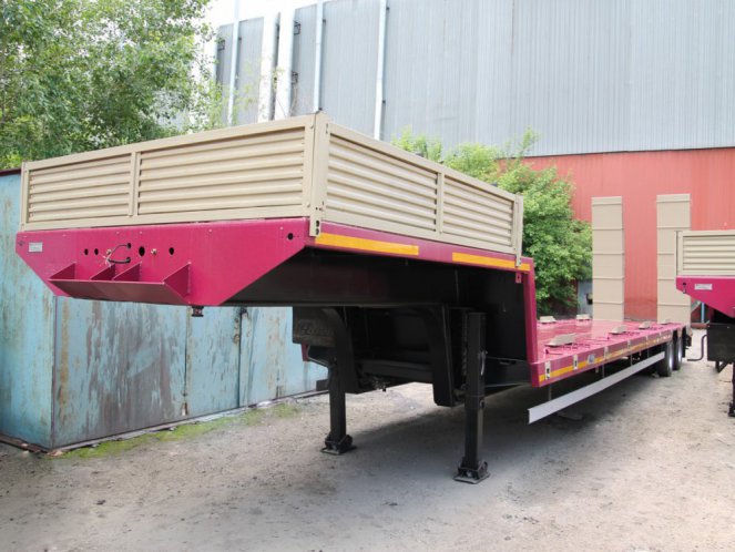 Низкорамный полуприцеп-тяжеловоз ЧМЗАП 938530 по спецификации 037 УКВУ 4