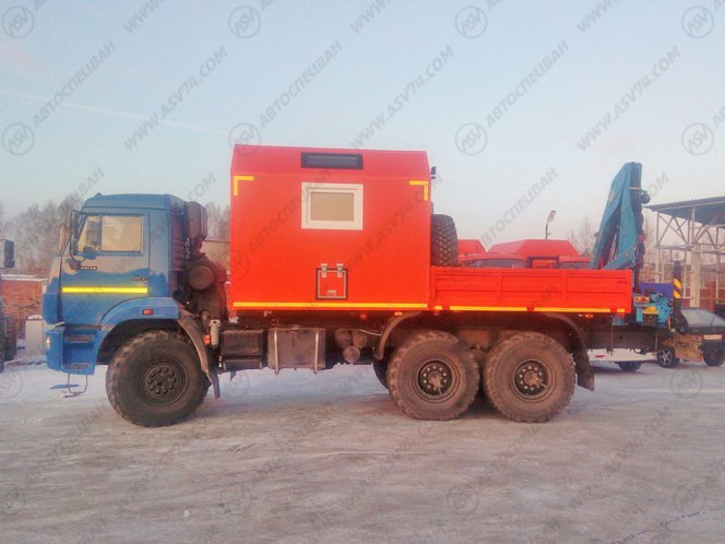 Агрегат ремонта и обслуживания качалок АРОК КАМАЗ 43118-3027-46 с КМУ ИМ-50 2