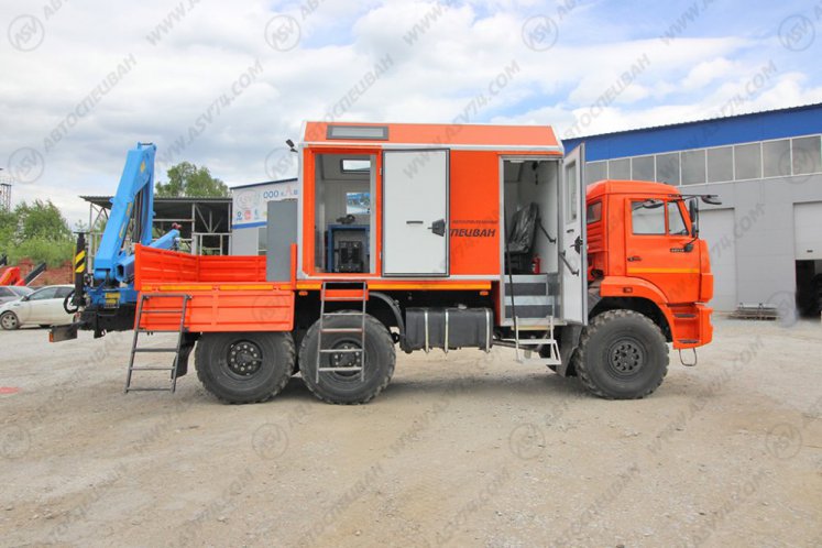 Агрегат ремонта и обслуживания качалок АРОК КАМАЗ 43118-3027-50 с КМУ ИМ-50 2