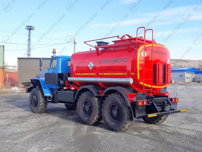 Автотопливозаправщик АТЗ-10 УРАЛ 4320 2