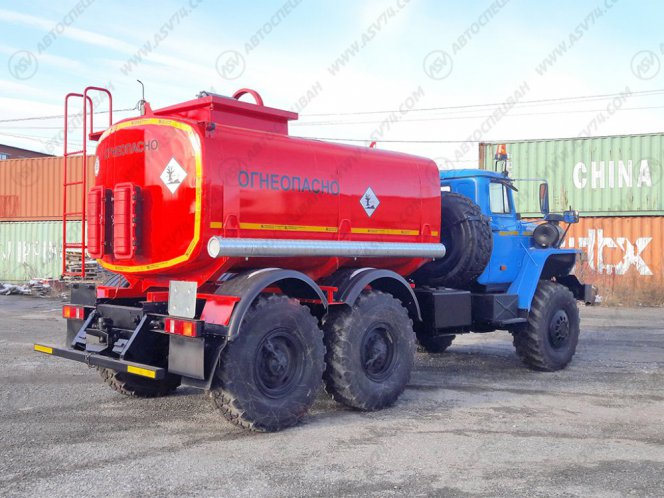 Автотопливозаправщик АТЗ-10 УРАЛ 4320 1
