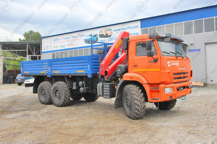 Бортовой автомобиль КАМАЗ 43118-3011-50 с КМУ Palfinger 10000 0