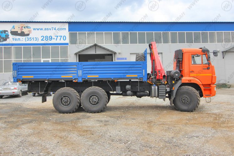 Бортовой автомобиль КАМАЗ 43118-3011-50 с КМУ Palfinger 10000 2