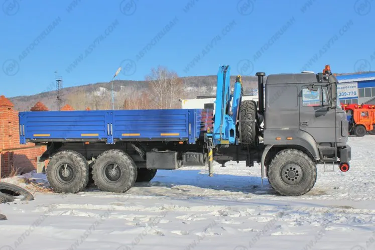 Бортовой автомобиль Урал 4320-80М (бескапотный) с КМУ ИМ-150 1