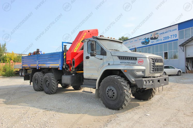 Бортовой автомобиль Урал 4320 NEXT (капотный) с КМУ ИМ-320 6