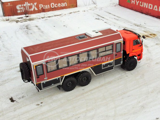 Вахтовый автобус КАМАЗ 43118-3086-50, 32 места 4