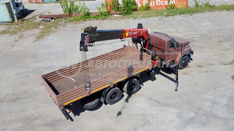 Бортовой автомобиль Урал 73945-6921-01 с КМУ FASSI F1556T (Тросовой) 4