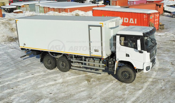 Изотермический фургон рефрижератор с ХОУ на шасси Shacman X3000 2