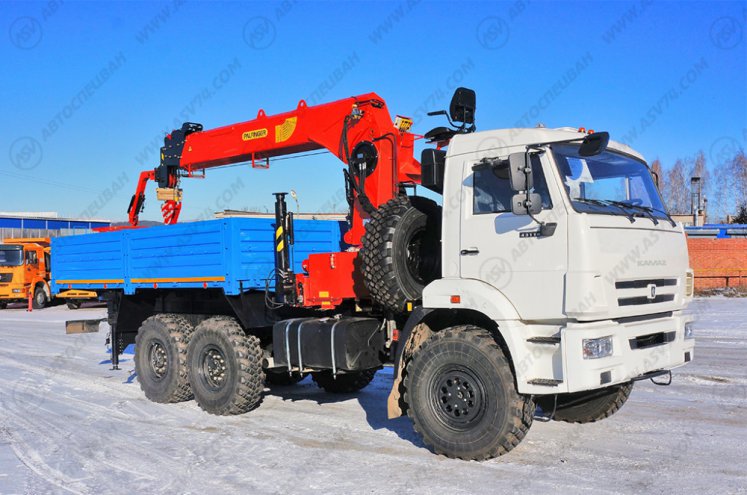 Бортовой автомобиль КАМАЗ 43118-3090-46 с КМУ ИТ-150 (тросовый) 0