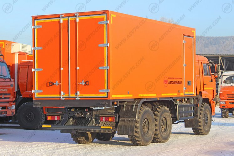 Рефрижератор КамАЗ 43118 с мультитемпературной перегородкой и ХОУ Thermo King 8