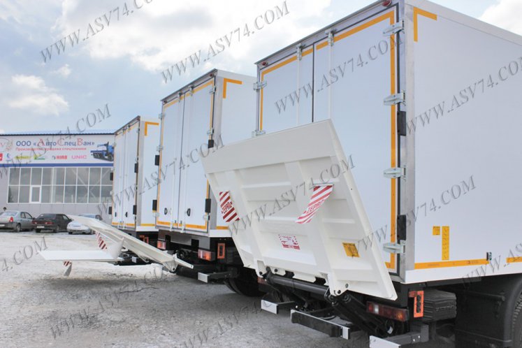 Изотермический фургон КАМАЗ 4308-3013-24 c ХОУ и гидробортом 4