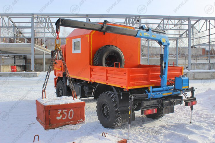 ГПА КамАЗ 43502-3026-45 с КМУ ИМ-20 2