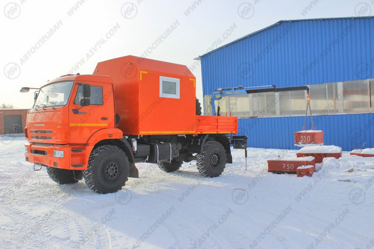 ГПА КамАЗ 43502-3026-45 с КМУ ИМ-20 3