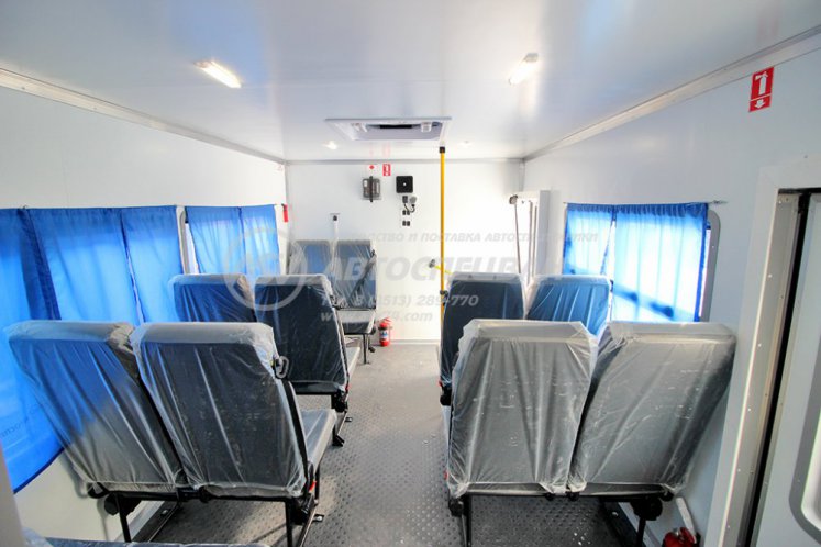 Вахтовый автобус с грузовым отсеком Урал NEXT 4320-6952-72 (Е5) Г38, 12 мест 9