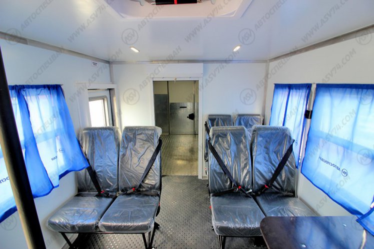 Вахтовый автобус с грузовым отсеком, Урал 4320-1912-72Е5, 8 мест 5