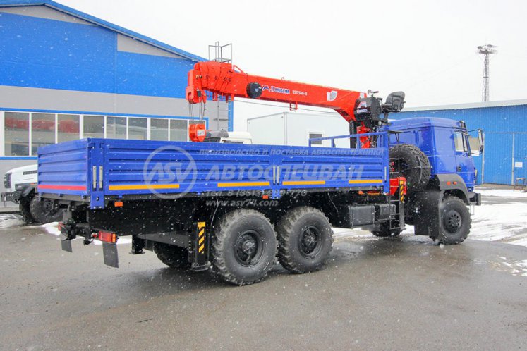 Бортовой Урал 4320-4972-80 с КМУ Kanglim 1256G-2 2