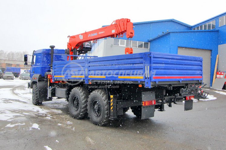 Бортовой Урал 4320-4972-80 с КМУ Kanglim 1256G-2 3