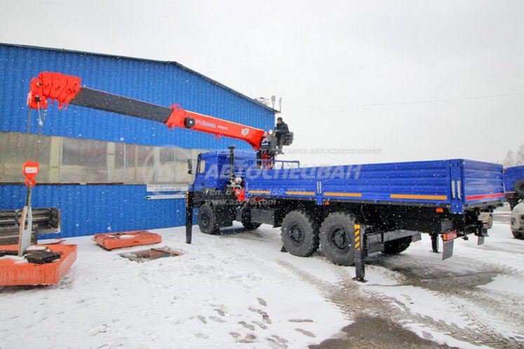 Бортовой Урал 4320-4972-80 с КМУ Kanglim 1256G-2 4