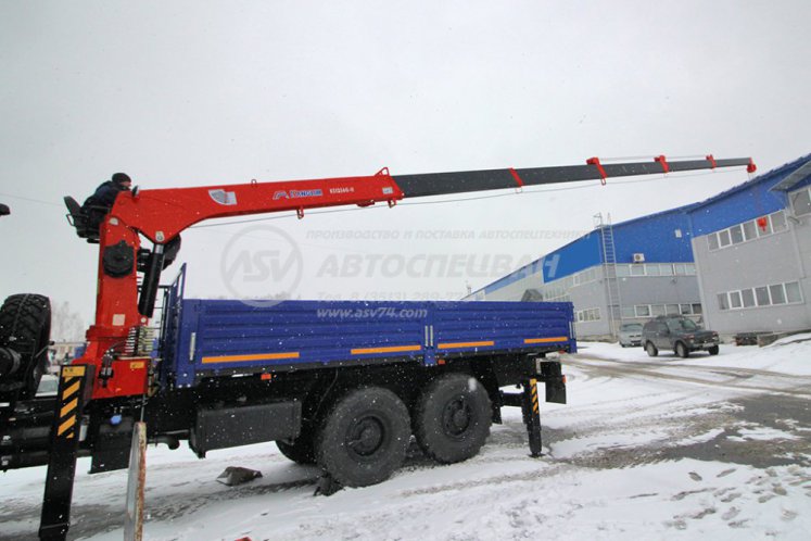 Бортовой Урал 4320-4972-80 с КМУ Kanglim 1256G-2 5