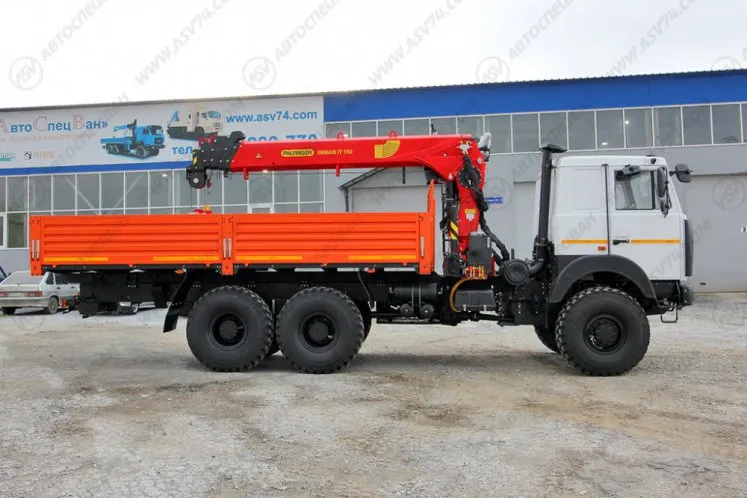 Бортовой автомобиль МАЗ 6317F9 с КМУ ИТ-150 1
