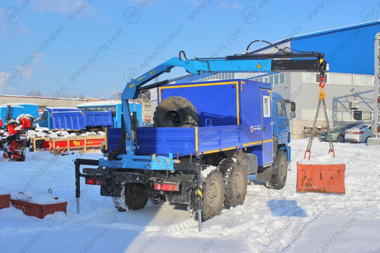 ГПА КамАЗ 5350-3014-42 с КМУ ИМ-25 3