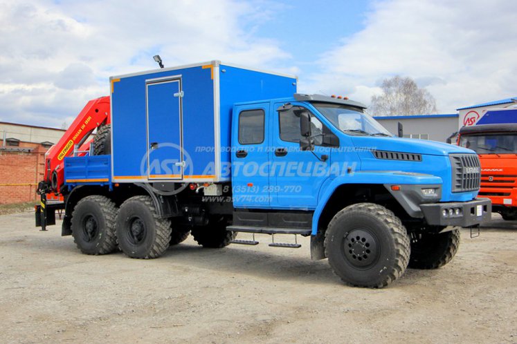 Агрегат для ремонта и обслуживания качалок АРОК УРАЛ NEXT 4320-6988-72(Е5) с КМУ ИМ-150N 0